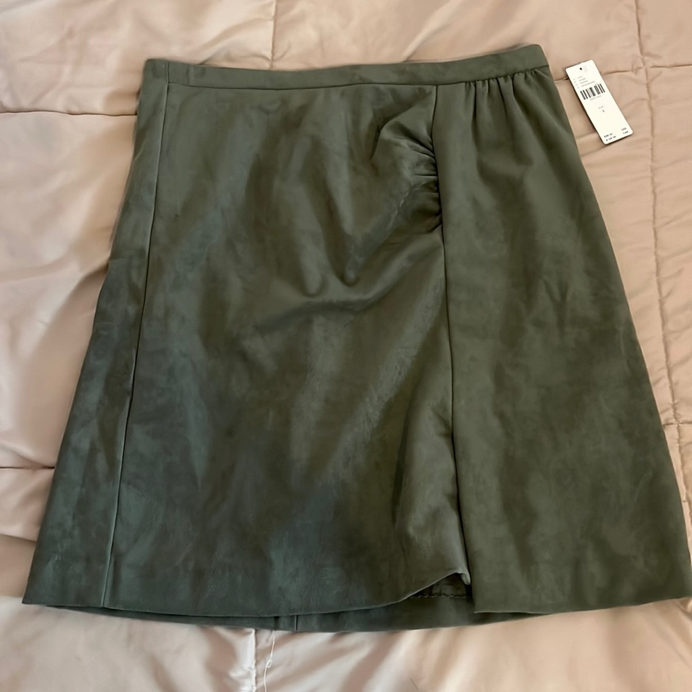 Anthropologie New with Tags Suede Skirt